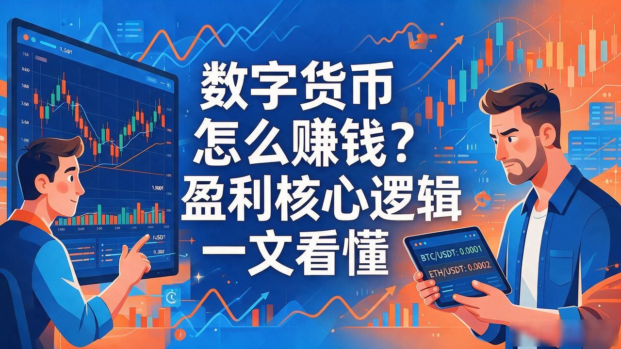 数字货币怎么赚钱？盈利核心逻辑一文看懂