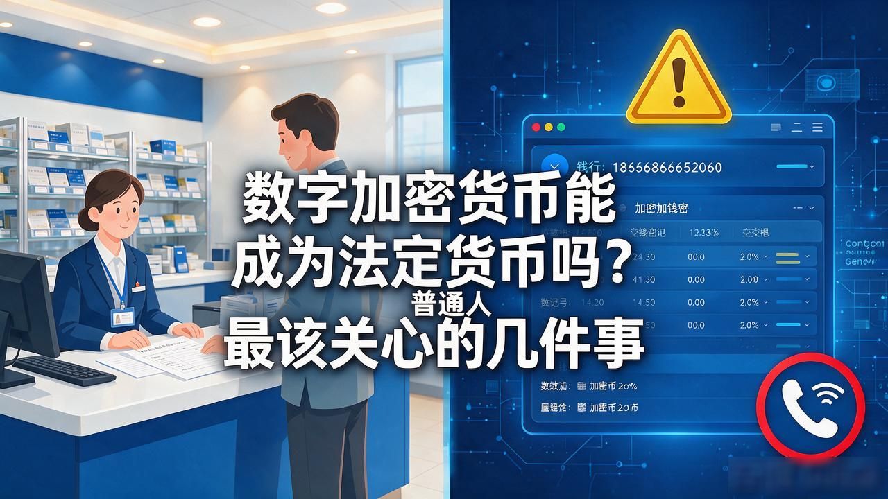 数字加密货币能成为法定货币吗？普通人最该关心的几件事