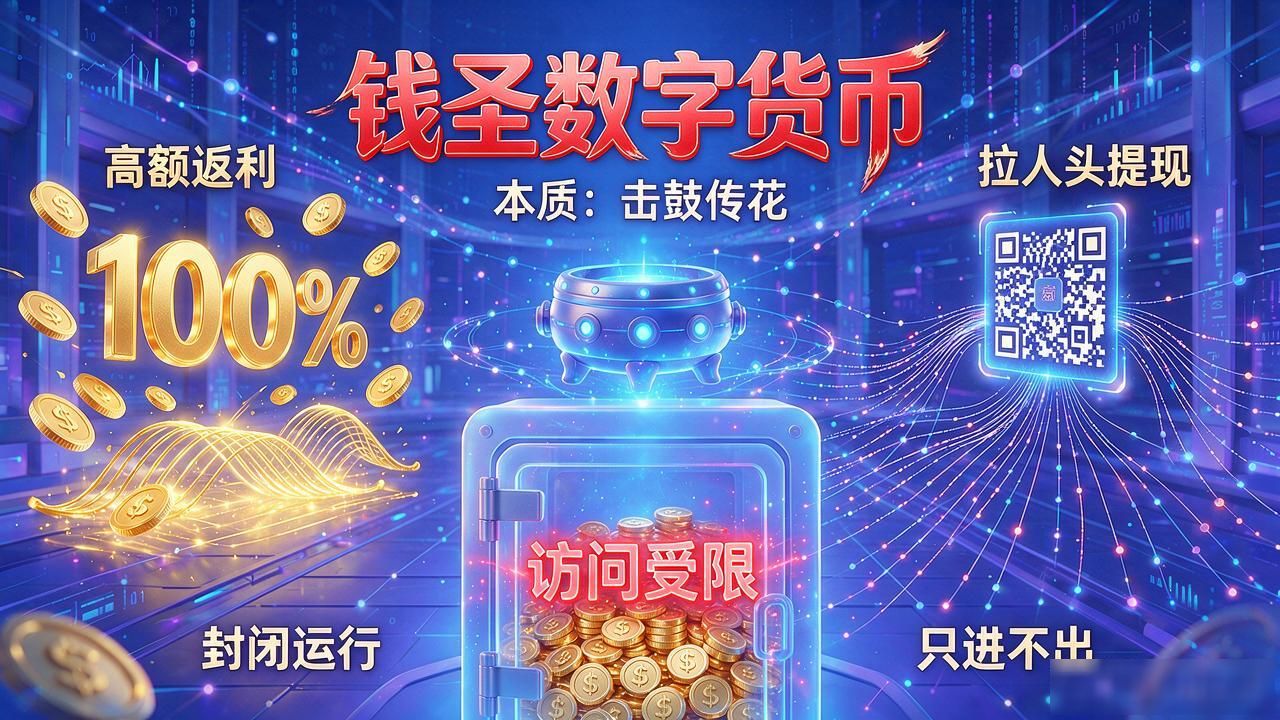 钱圣数字货币合法吗？查了一圈，我劝你别把钱放进去