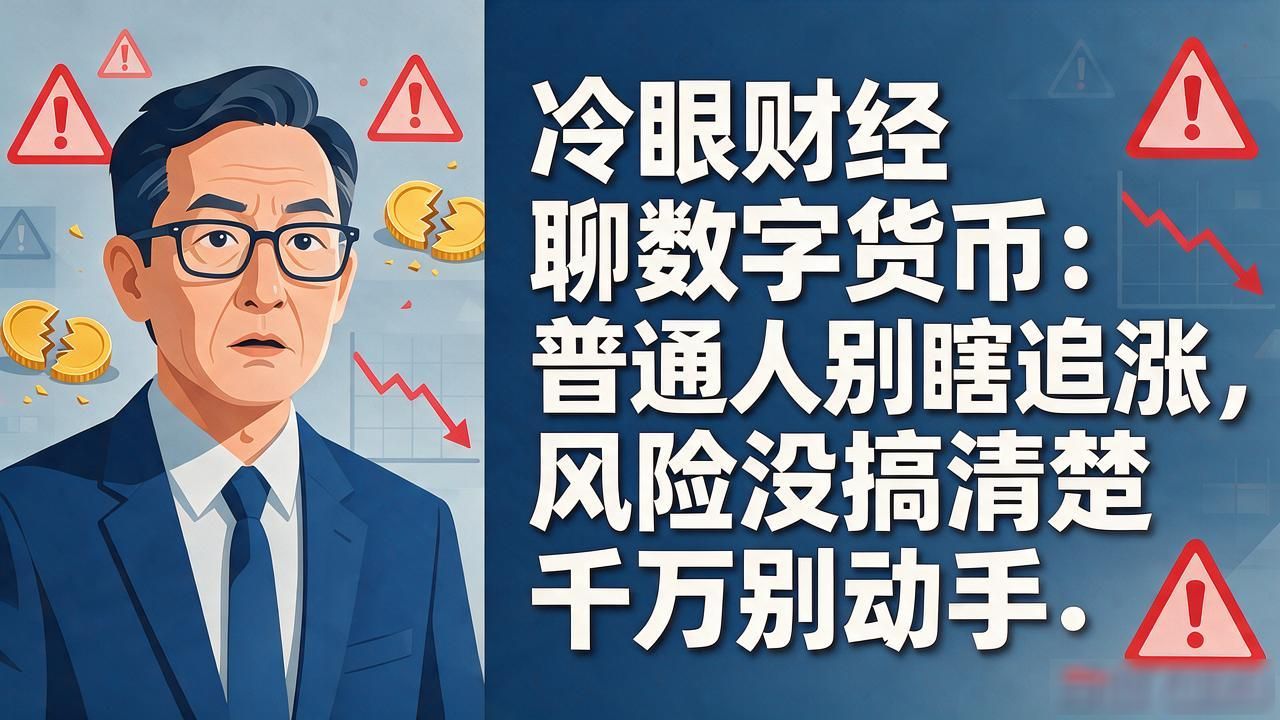 冷眼财经聊数字货币：普通人别瞎追涨，风险没搞清楚千万别动手