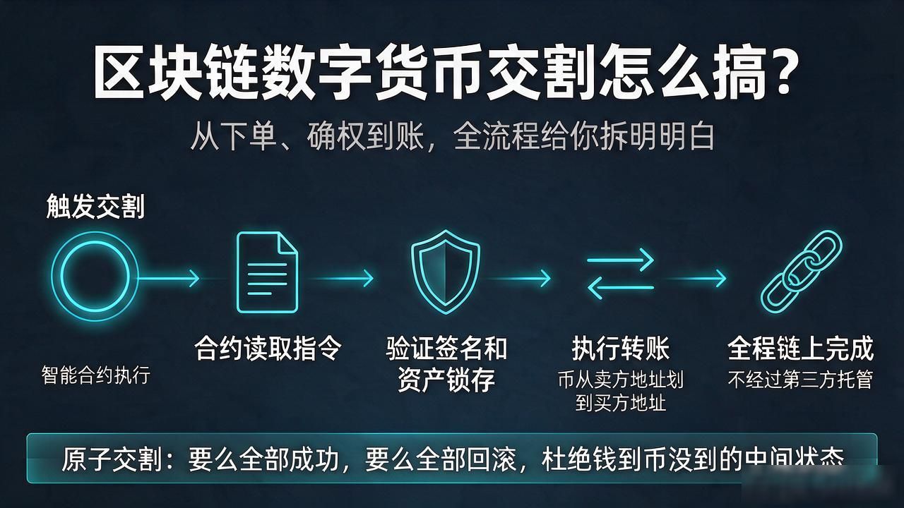 区块链数字货币交割怎么搞？从下单、确权到到账，全流程给你拆明白