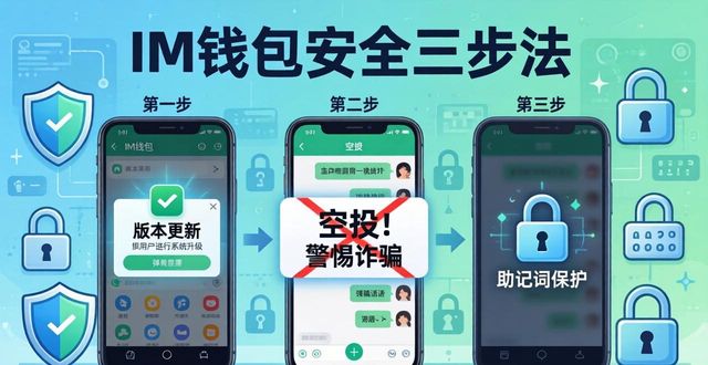 安卓下载im钱包后，三步守住你的币
