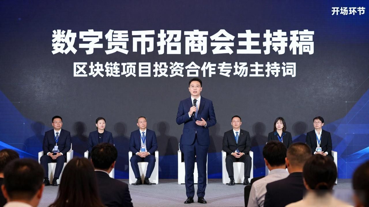 数字货币招商会主持稿 区块链项目投资合作专场主持词