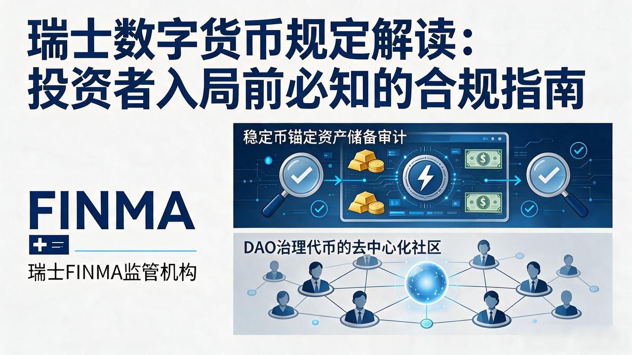 瑞士数字货币规定解读：投资者入局前必知的合规指南