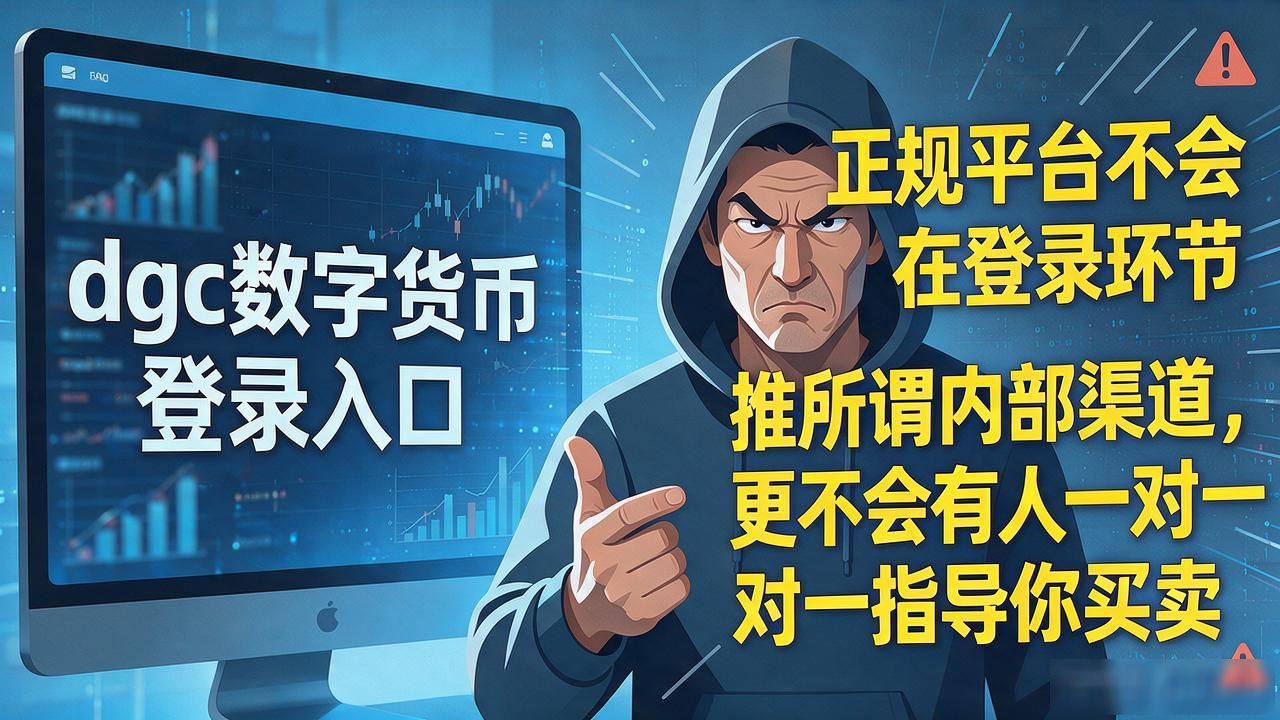 dgc数字货币登录入口在哪？风控老哥劝你先别急着点进去