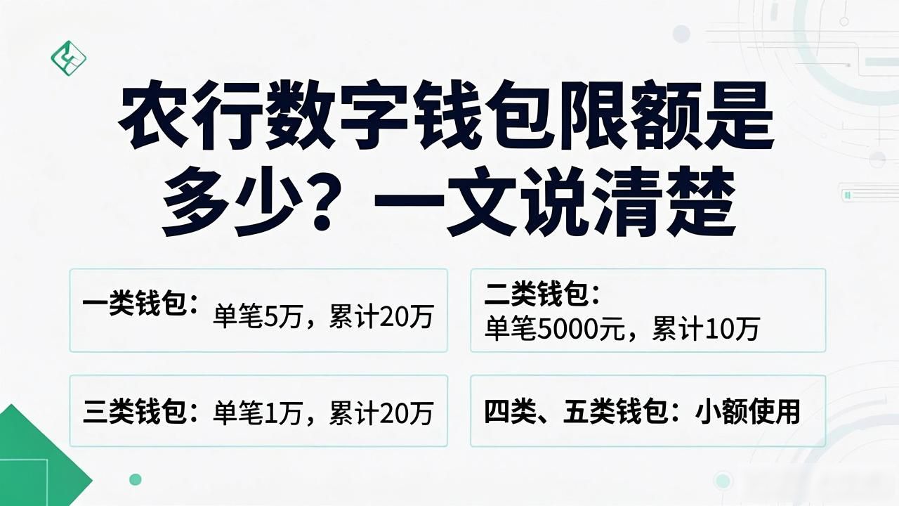 农行数字人民币钱包等级划分_农行数字人民币转账限额查询_农行数字货币转账限额