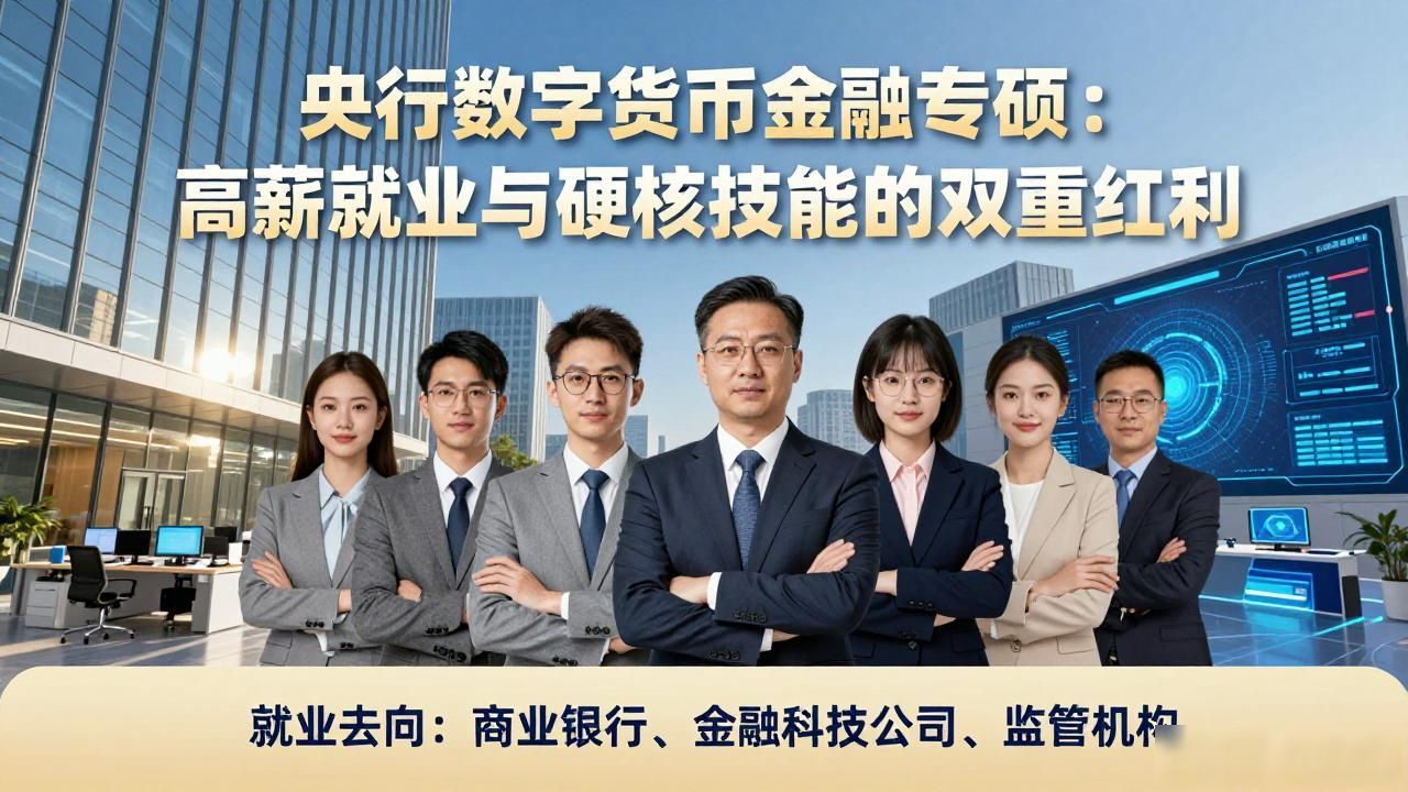 央行数字货币金融专硕：高薪就业与硬核技能的双重红利