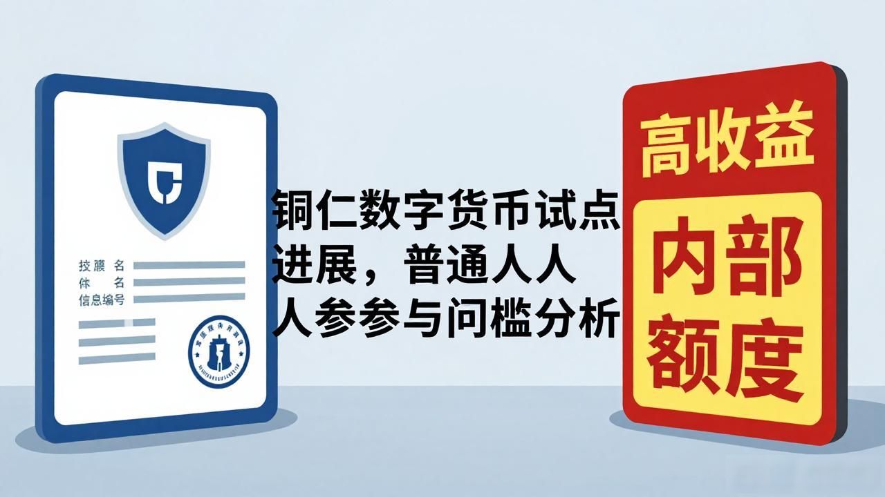 铜仁数字货币试点进展，普通人参与门槛分析