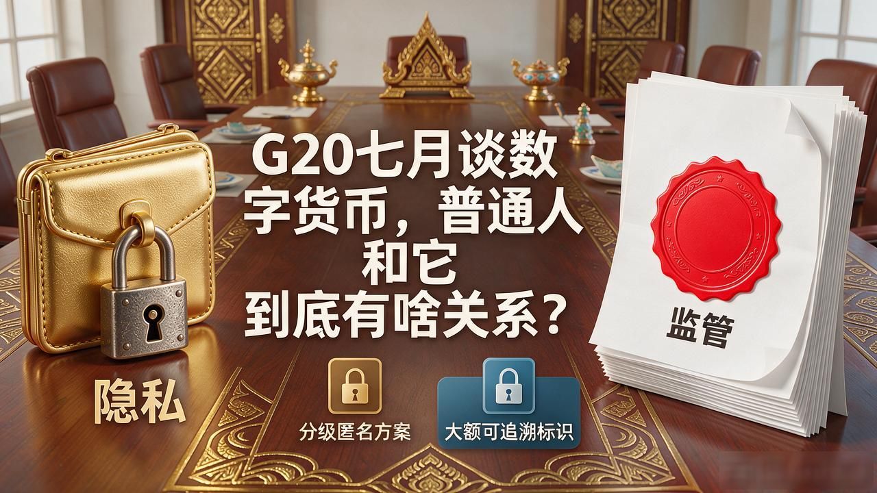 G20七月峰会 数字货币 跨境支付互联_数字货币 隐私与监管 分级匿名方案_g207月数字货币