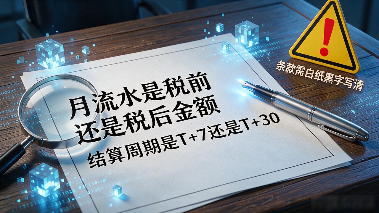 数字货币签约分成比例怎么定？这三条没写清就是白干