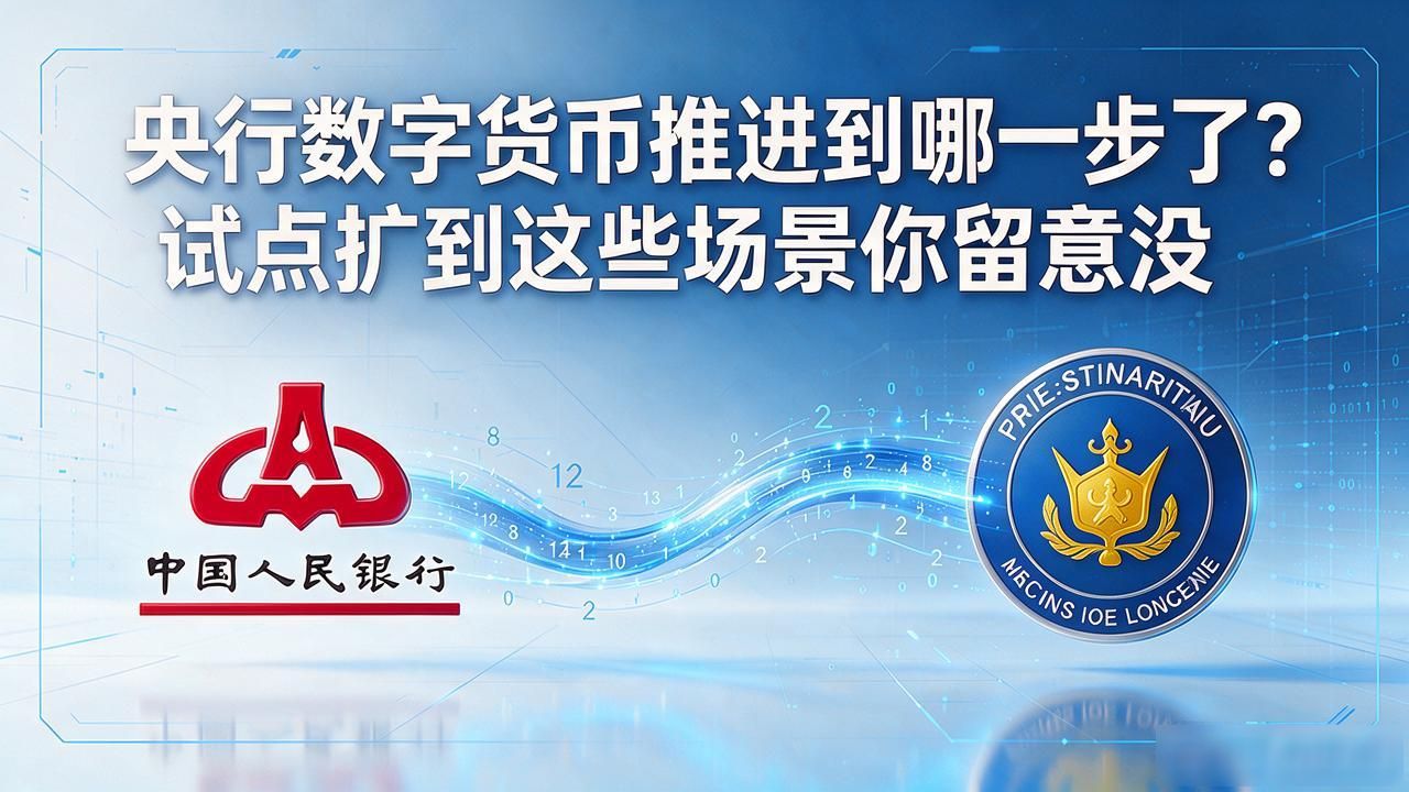 央行数字货币推进到哪一步了？试点扩到这些场景你留意没