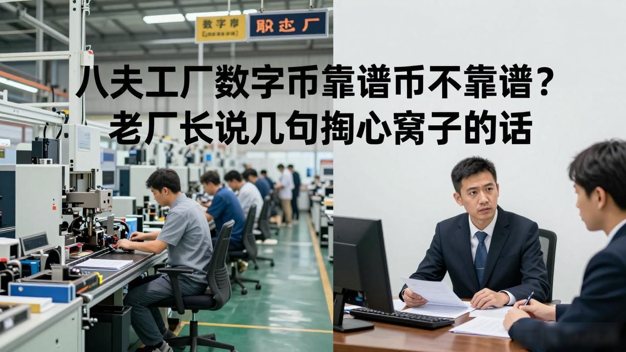 八夫工厂数字货币靠谱不靠谱？老厂长说几句掏心窝子的话