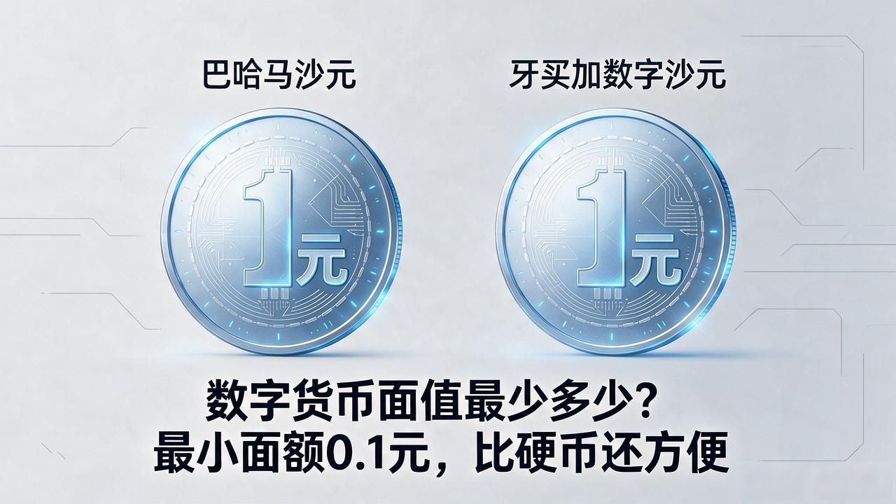 数字货币面值最少多少？最小面额0.1元，比硬币还方便