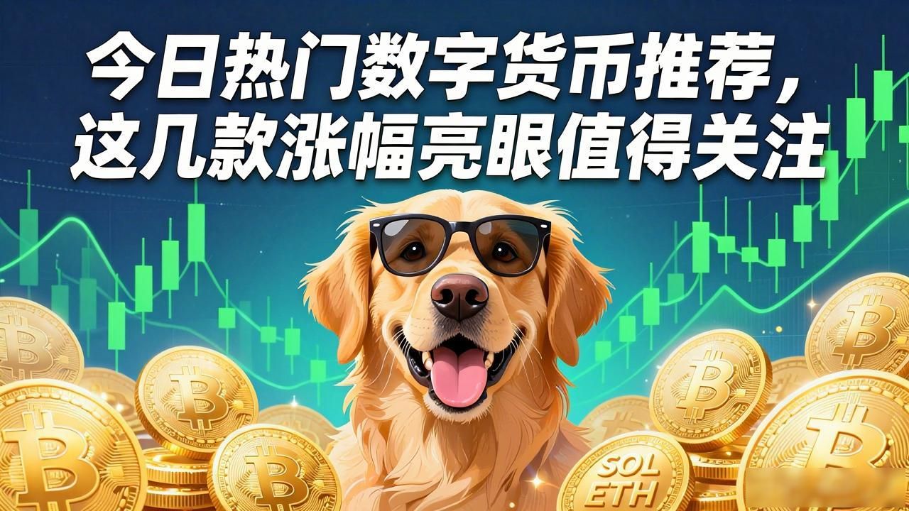 今日热门数字货币推荐，这几款涨幅亮眼值得关注