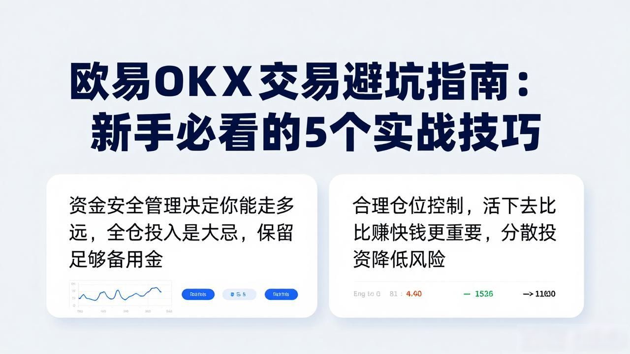 欧易OKX交易避坑指南：新手必看的5个实战技巧