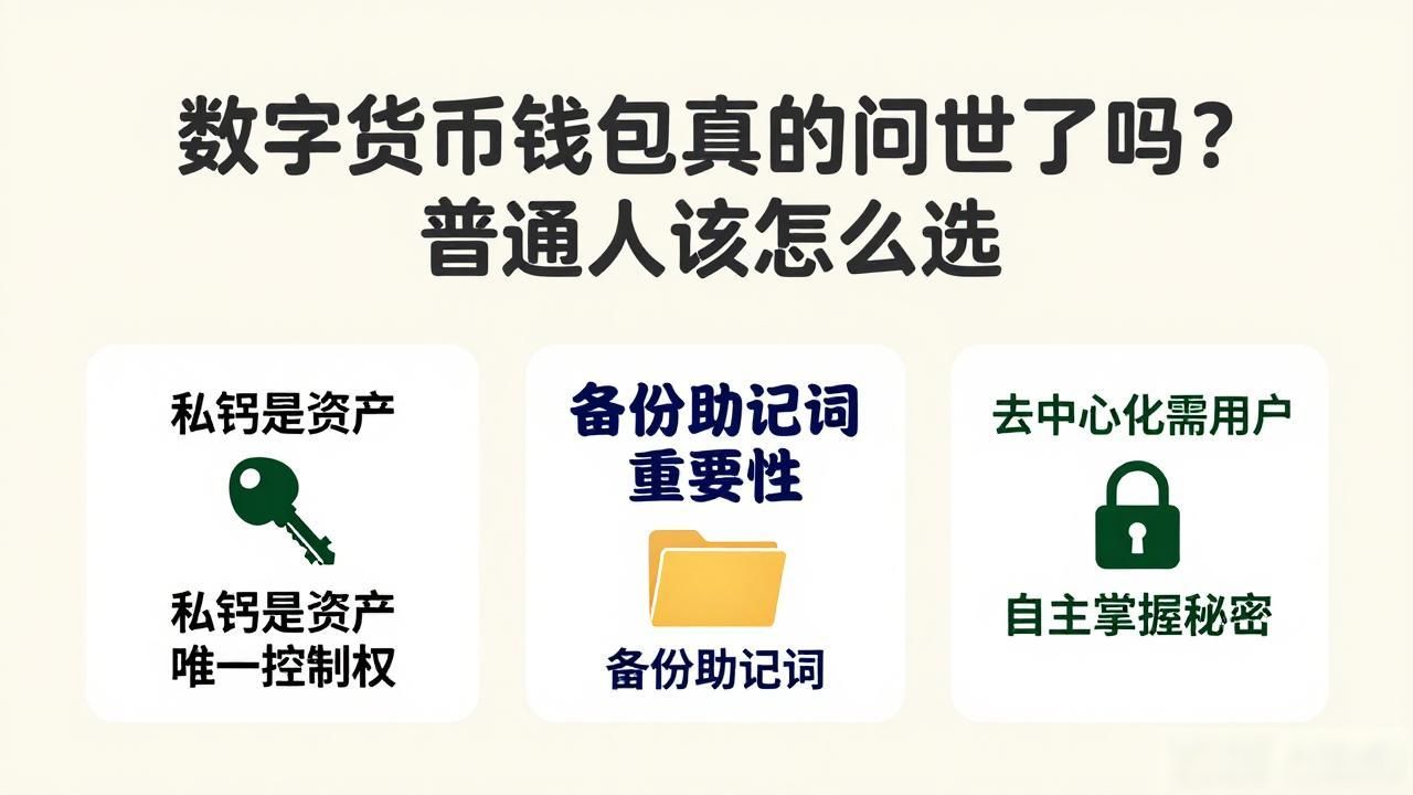 数字货币钱包真的问世了吗？普通人该怎么选