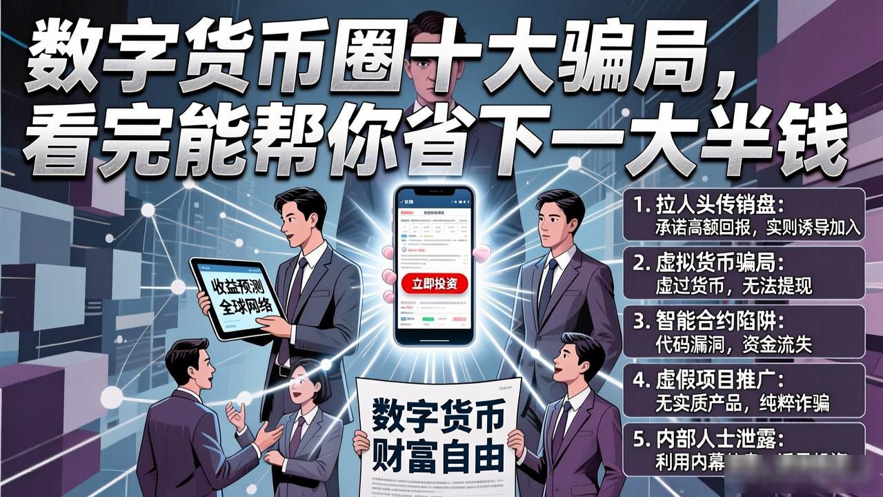 数字货币圈十大骗局，看完能帮你省下一大半钱