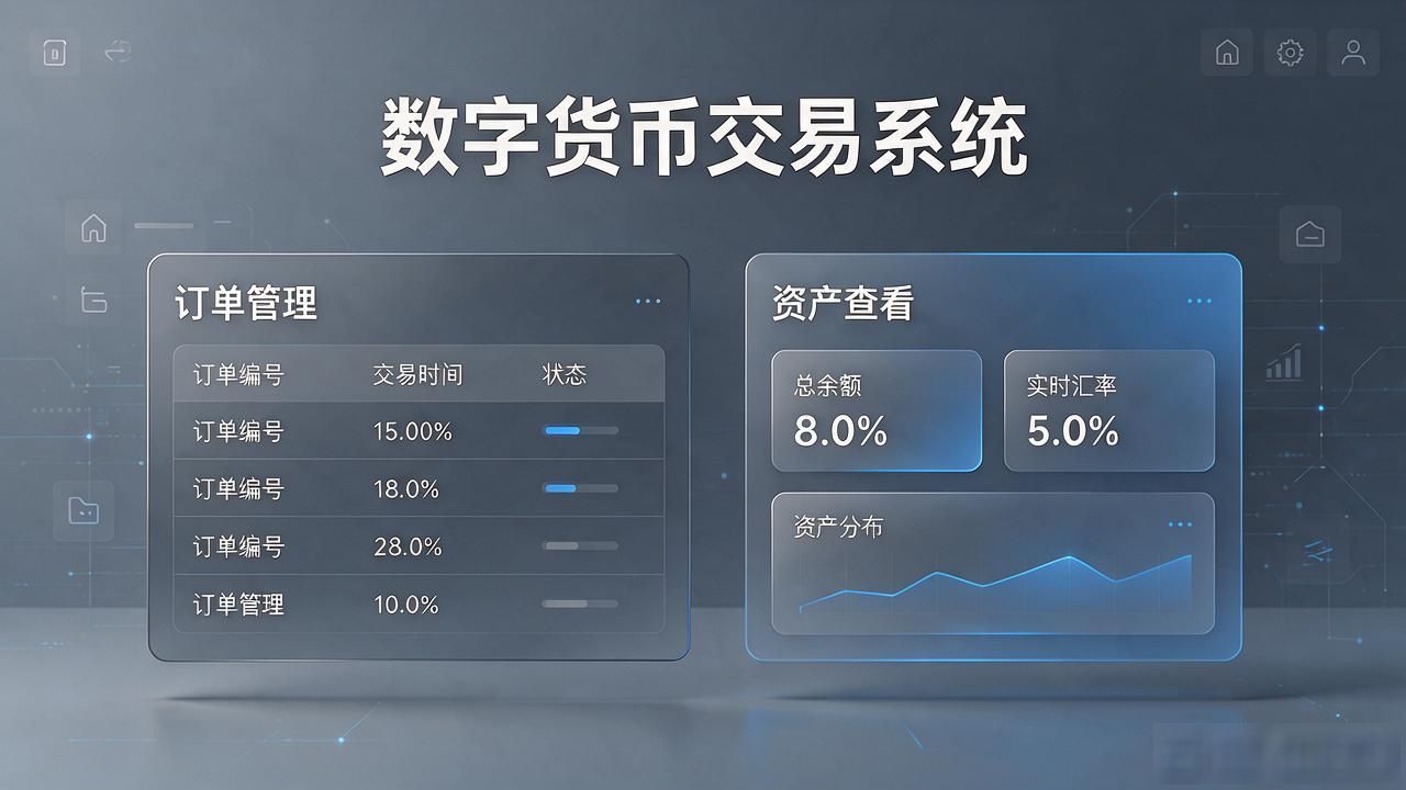 数字货币交易系统优化_毫秒级订单匹配平台_新的数字货币交易系统