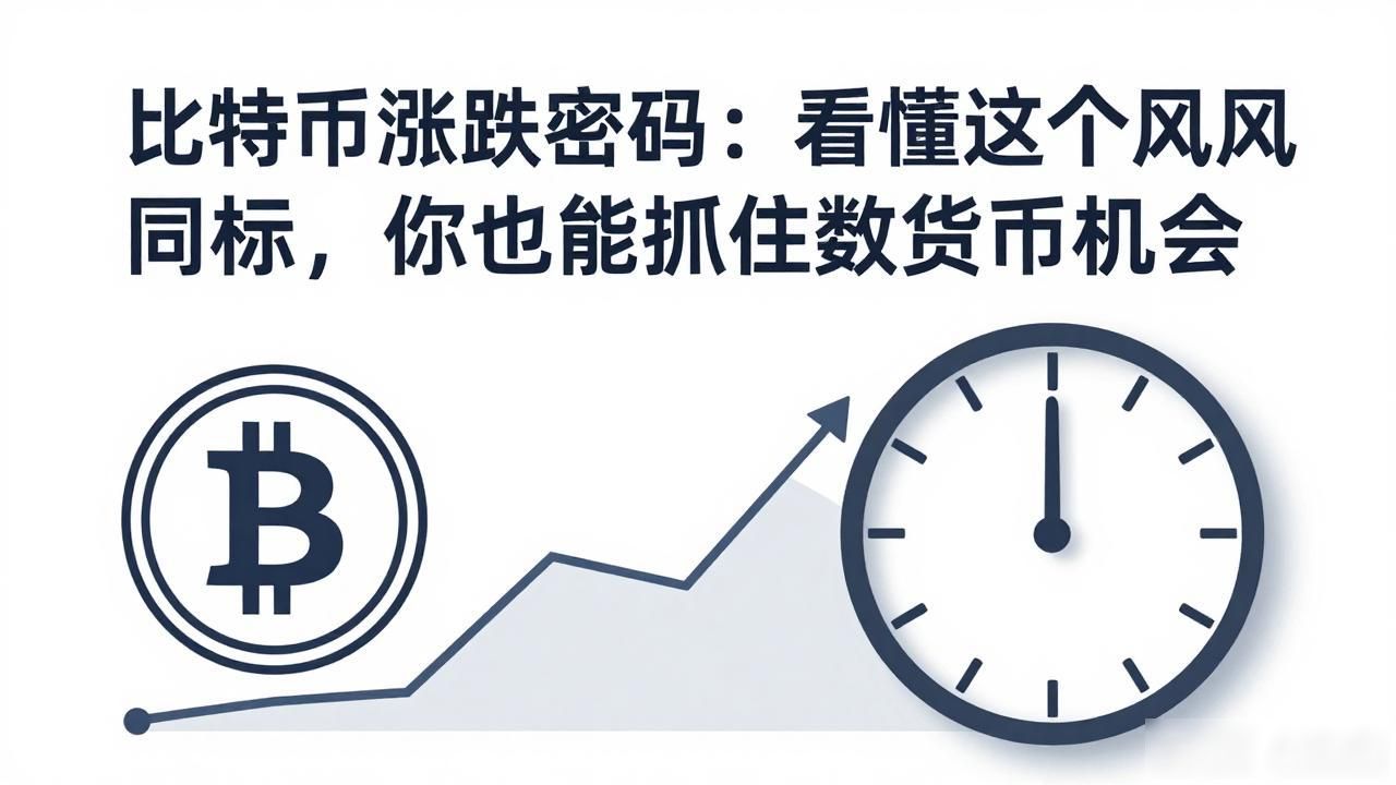 比特币涨跌密码：看懂这个风向标，你也能抓住数字货币机会