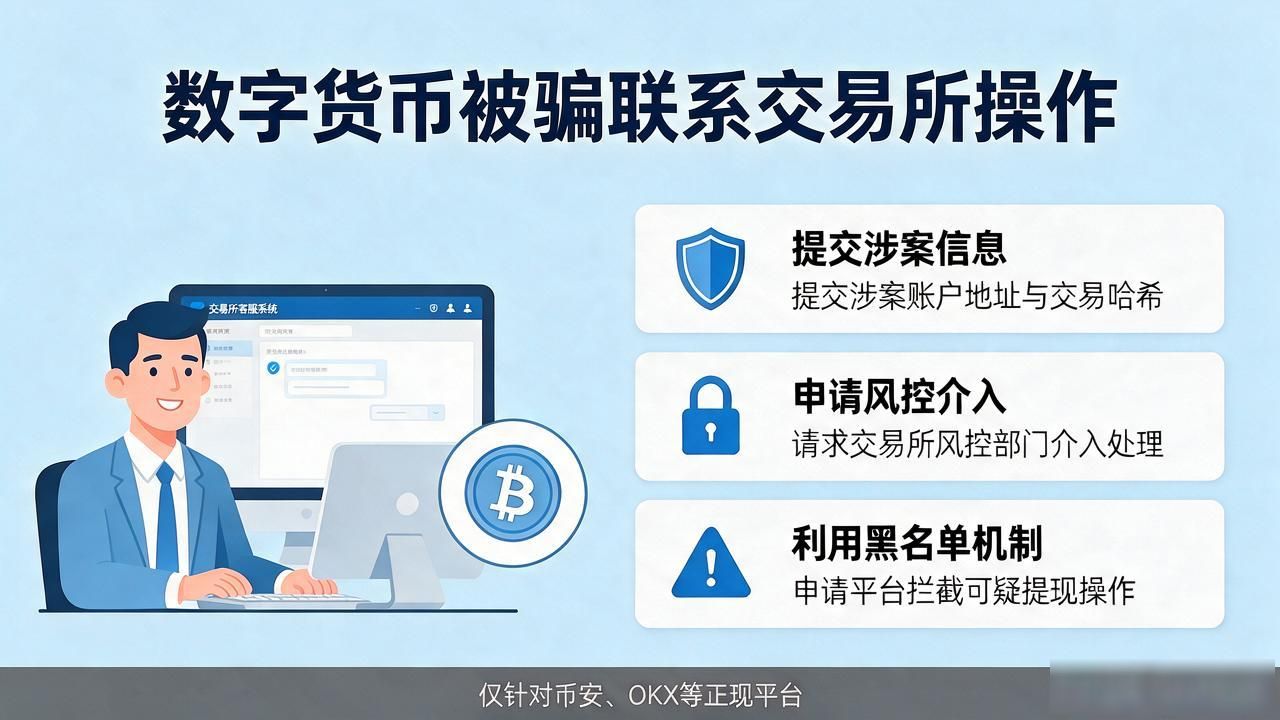 数字货币被骗后如何固定证据并报警维权_数字资产被骗后怎么联系交易所追回损失_数字货币被诈骗怎么办