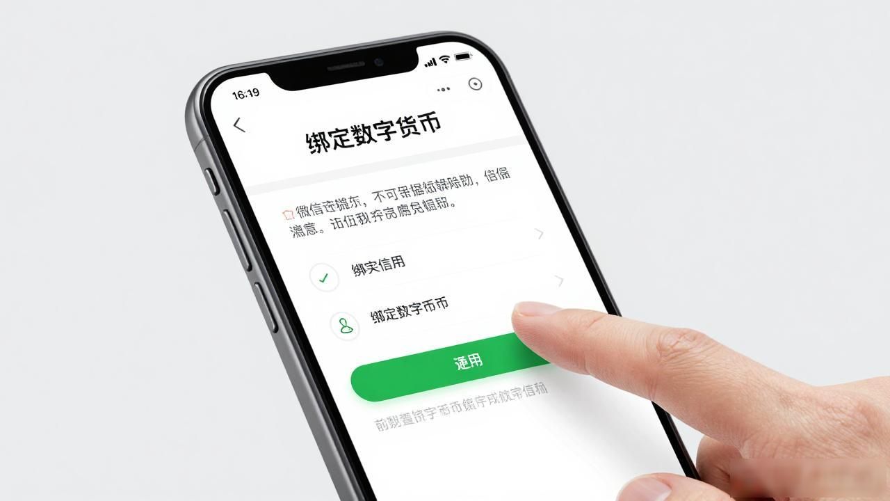 手把手教你用微信绑定数字货币，超简单视频教程
