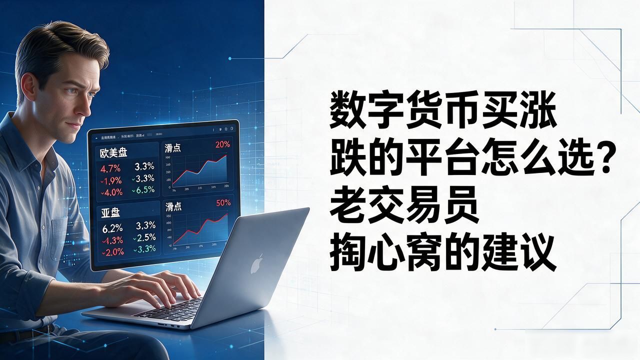 数字货币买涨跌的平台怎么选？老交易员掏心窝的建议