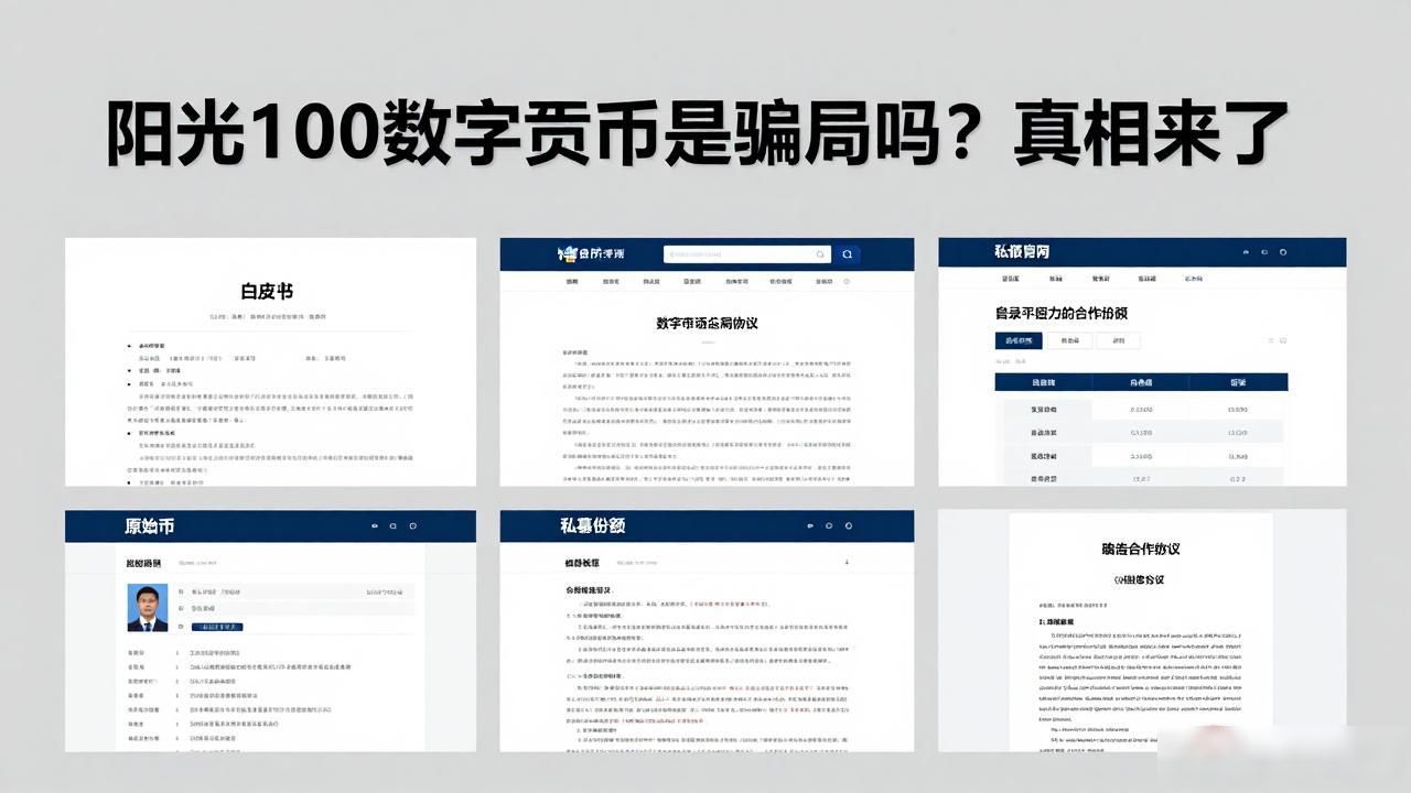阳光100数字货币_虚假数字货币项目甄别_阳光100数字货币骗局