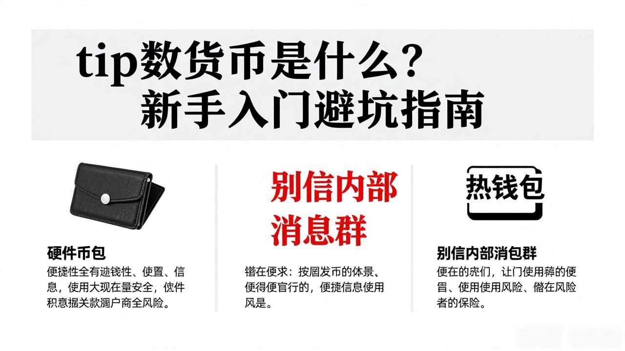 tip数字货币是什么？新手入门避坑指南