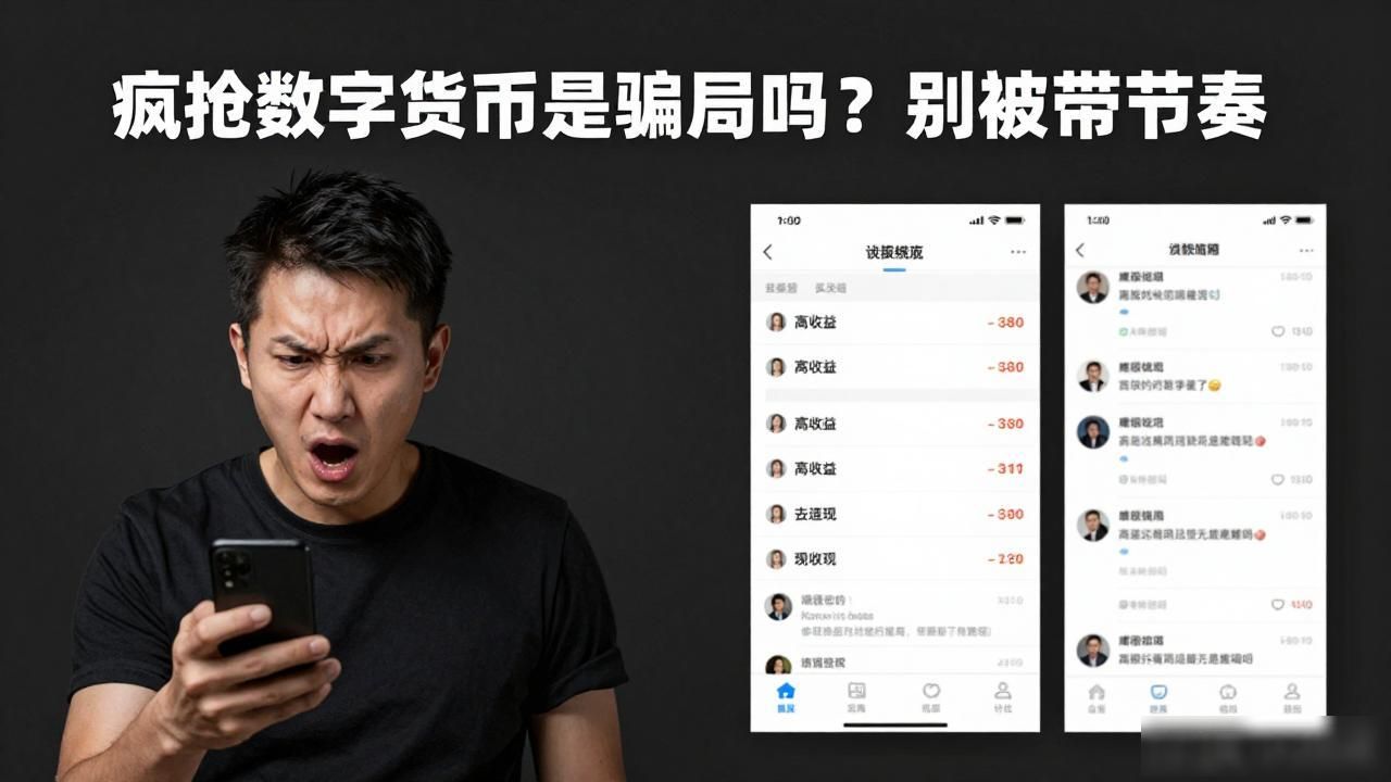 疯抢数字货币是骗局吗？别被带节奏