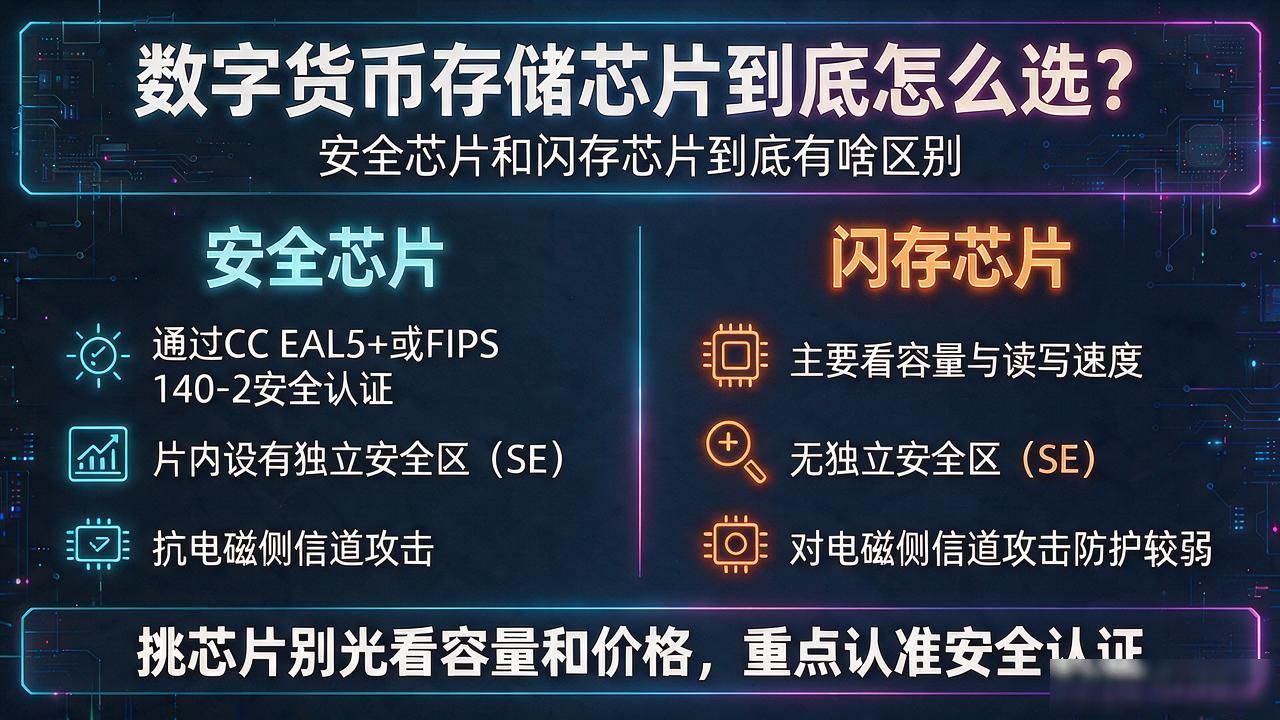 CC EAL5+认证存储芯片_数字货币存储芯片_安全芯片硬件钱包选型